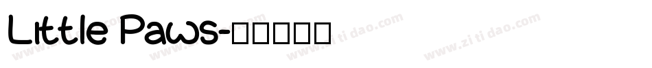 Little Paws字体转换